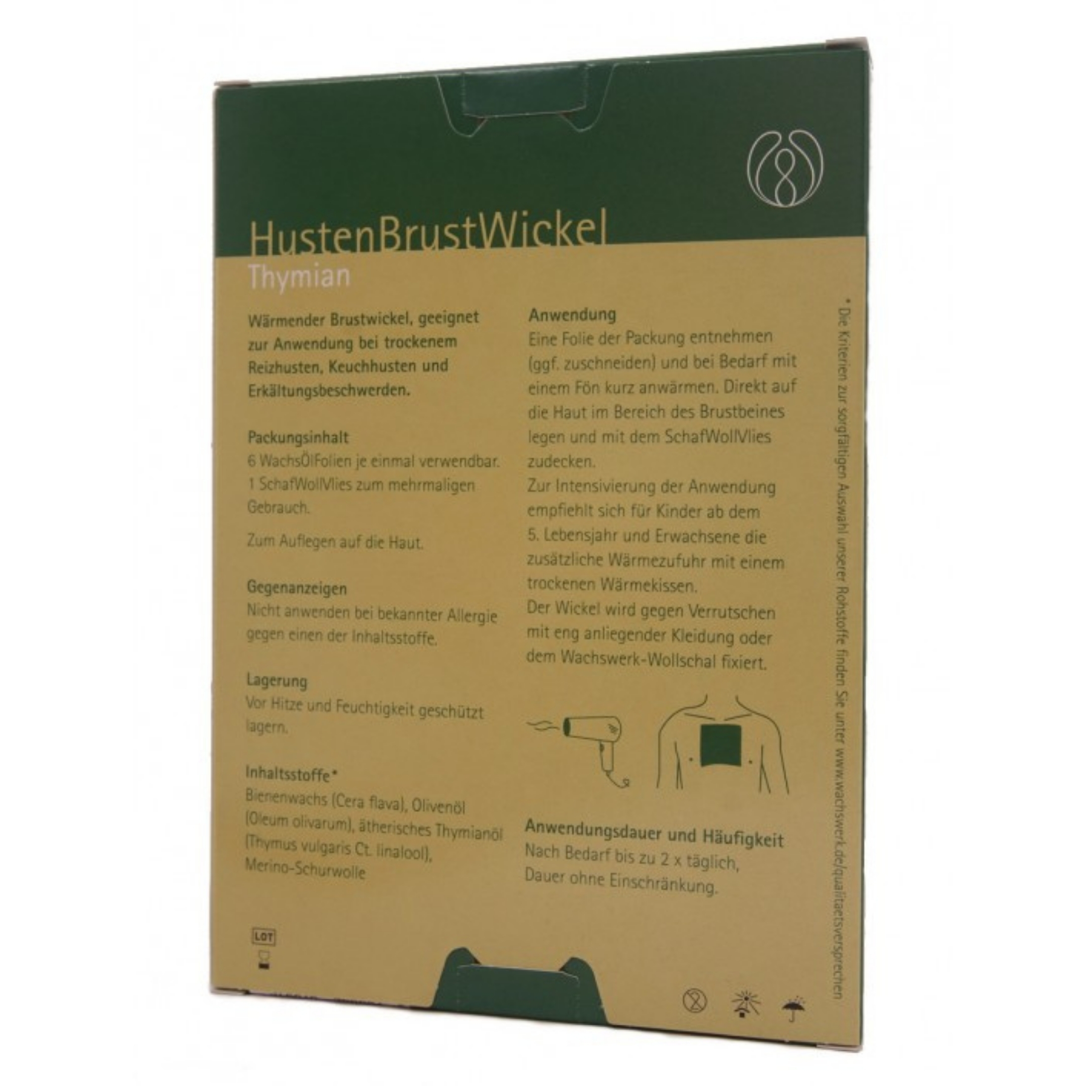 Anwendung brustwickel thymian