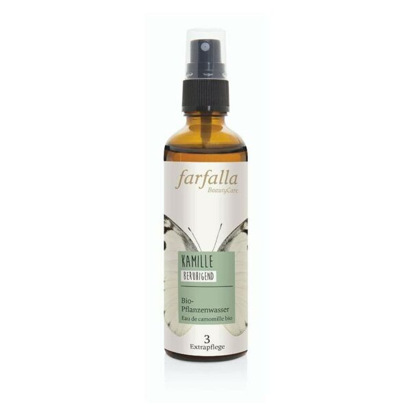 Kamille Bio-Pflanzenwasser von Farfalla bei ViVere Aromapflege